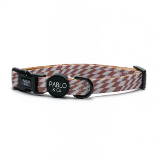 Pablo & Co Brown Check Check Collar - Henlo Pets