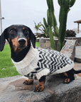 Alqo Wasi - Herringbone Alpaca Dog Sweater - Henlo Pets