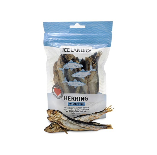 Icelandic+ Herring Whole Fish Dog Treat - Henlo Pets