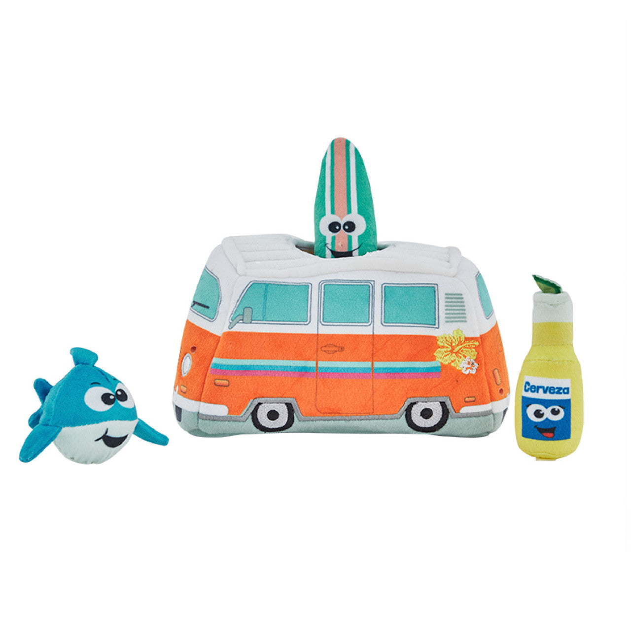 Hide A Surf Van Hide and Seek Dog Toy - Henlo Pets