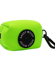 Sassy Woof Waste Bag Holder - Neon Green - Henlo Pets