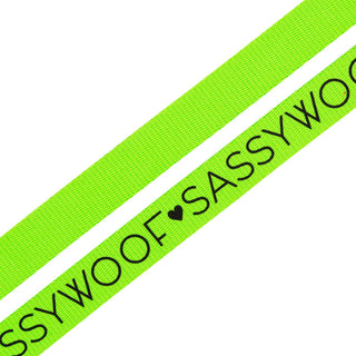 Sassy Woof Leash - Neon Green - Henlo Pets