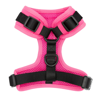 Sassy Woof Adjustable Harness - Neon Pink - Henlo Pets