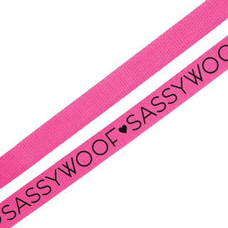 Sassy Woof Leash - Neon Pink - Henlo Pets