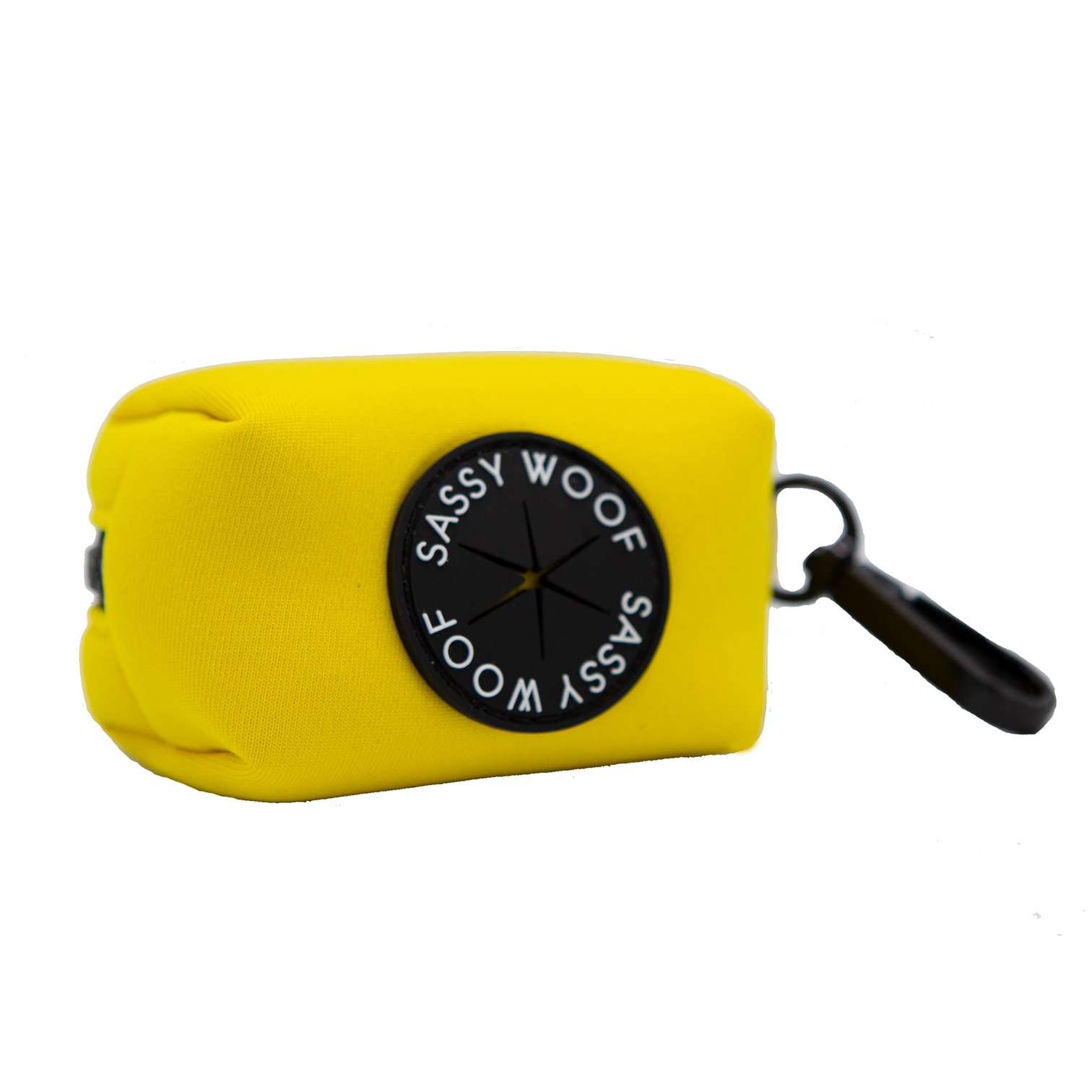 Sassy Woof Waste Bag Holder - Neon Yellow - Henlo Pets