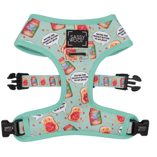 Sassy Woof Reversible Harness - Spread the Love - Henlo Pets