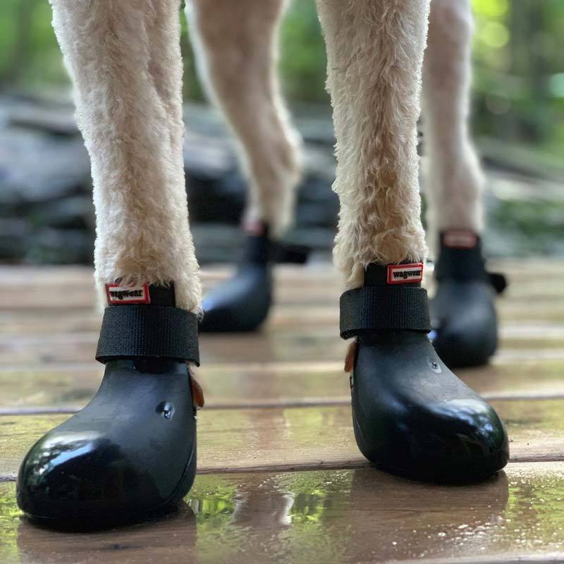 wagwear WagWellies Boots Black Henlo Pets