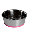 Rogz - Slurp Stainless Steel Bowl Pink - Henlo Pets
